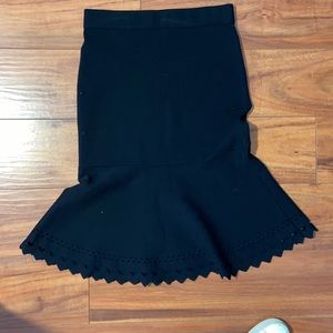 Ann Taylor knit peplum skirt